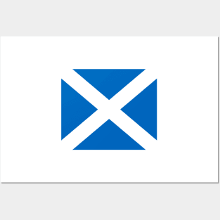 Scotland flag Posters and Art